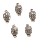 5 Pieces Animal Dragon Carving Connectors DIY Bracelet Necklace Clasps