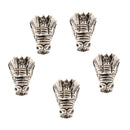 5 Pieces Tibetan Dragon Head Loose Beads for Bracelet Necklace Jewelry DIY