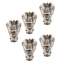 5 Pieces Tibetan Dragon Head Loose Beads for Bracelet Necklace Jewelry DIY