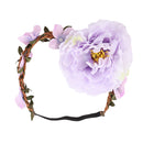 Fashion Flowers Hair Band Christmas Gifts Vintage Wreath Hair Hoop Accessory