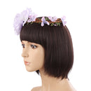 Fashion Flowers Hair Band Christmas Gifts Vintage Wreath Hair Hoop Accessory