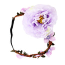 Fashion Flowers Hair Band Christmas Gifts Vintage Wreath Hair Hoop Accessory