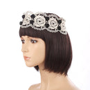 Casual Women Girls Rose Elastic Headgear Hooded Fancy Head Hair Accessories