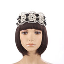 Casual Women Girls Rose Elastic Headgear Hooded Fancy Head Hair Accessories