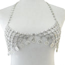 Fashion Waist Chain Personality Hollow Coin Necklace Bra Chain Body Chain