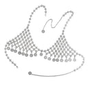 Fashion Waist Chain Personality Hollow Coin Necklace Bra Chain Body Chain