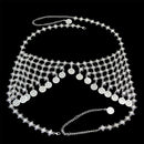 Fashion Waist Chain Personality Hollow Coin Necklace Bra Chain Body Chain