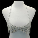 Fashion Waist Chain Personality Hollow Coin Necklace Bra Chain Body Chain