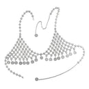Fashion Waist Chain Personality Hollow Coin Necklace Bra Chain Body Chain