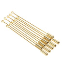 10 Piece 7.1cm Long Needle Plug Lapel Stick Hat Scarf Brooch Boutonniere Pin