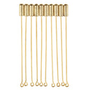 10 Piece 7.1cm Long Needle Plug Lapel Stick Hat Scarf Brooch Boutonniere Pin