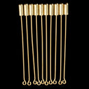 10 Piece 7.1cm Long Needle Plug Lapel Stick Hat Scarf Brooch Boutonniere Pin