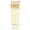10 Piece 7.1cm Long Needle Plug Lapel Stick Hat Scarf Brooch Boutonniere Pin
