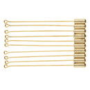 10 Piece 7.1cm Long Needle Plug Lapel Stick Hat Scarf Brooch Boutonniere Pin