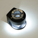 LED Light Magnifier and UV Currency Detector 30x Magnification Free Stand