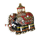 Vintage Tribe Elephant Crystal Pearl Brooch Pin Animal Wedding Party Jewelry