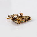 Rhinestone Abdomen Flying Bee Bug Fashion Natural Inesct Pin Brooch