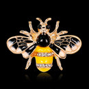 Lovely Enamel Honeybee Bug Brooch Insect Lapel Pin Boutonniere Jewelry