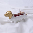 Lovely Dog Shape Ring Holder Jewelry Display Organizer Showcase Insert Ring