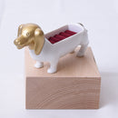 Lovely Dog Shape Ring Holder Jewelry Display Organizer Showcase Insert Ring