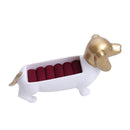 Lovely Dog Shape Ring Holder Jewelry Display Organizer Showcase Insert Ring