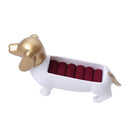 Lovely Dog Shape Ring Holder Jewelry Display Organizer Showcase Insert Ring