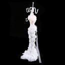 Lace Flower Dress Lady Style Mannequin for Earring Bracelet Necklace Display