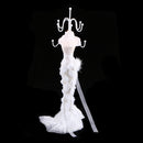 Lace Flower Dress Lady Style Mannequin for Earring Bracelet Necklace Display