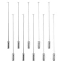 10 Piece Mini Pad 3mm Lapel Stick Pin Hat Scarf Brooch DIY Boutonniere Craft