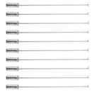 10 Piece Mini Pad 3mm Lapel Stick Pin Hat Scarf Brooch DIY Boutonniere Craft