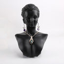 Black Resin Figurine Mannequin Model Jewelry Display Rack Counter Display