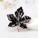 Chic Alloy Leaf Shape Brooches Pins Women Clothes Scarf Jewelry Decoration