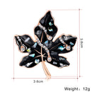 Chic Alloy Leaf Shape Brooches Pins Women Clothes Scarf Jewelry Decoration