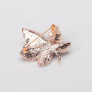 Chic Alloy Leaf Shape Brooches Pins Women Clothes Scarf Jewelry Decoration