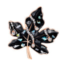 Chic Alloy Leaf Shape Brooches Pins Women Clothes Scarf Jewelry Decoration