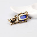 1pc Animal Alloy Brooches Shirt Collar Badge Enamel Brooch Pin Clothes Decor