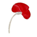 Fashion Poppy Brooches Costume Lapel Pin Broches Pin Women Jewelry Accessory