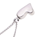 Forever in my heart Dad Urn Leaning Heart Pendant Ash Cremation Necklace