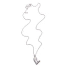 Forever in my heart Dad Urn Leaning Heart Pendant Ash Cremation Necklace