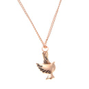 Flying Cremation Urn Pendant Necklace Memorial Ashes Keepsake Funeral Casket