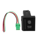 Right Side Dual Red LED Push Switch SPST Driving Spot Rear Fog Light Lamp Bar ON-OF For VW Amarok