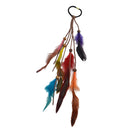 Hippie Feather Headband Boho Headdress Feather Rope Crown Elastic Gypsy Festival Headband for Women and Girls Indian Hair Accessories-Multi-color