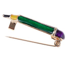 Enamel Colorful Pencil Brooch Pin Women Men Cute Party Banquet Brooch Pin