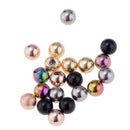 20PCS Stainless Steel Piercing Jewelry Replacement Balls 1.2mm X 3mm