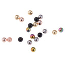 20PCS Stainless Steel Piercing Jewelry Replacement Balls 1.2mm X 3mm