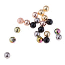 20PCS Stainless Steel Piercing Jewelry Replacement Balls 1.2mm X 3mm