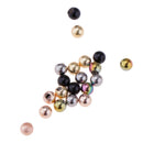 20PCS Stainless Steel Piercing Jewelry Replacement Balls 1.2mm X 3mm