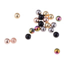 20PCS Stainless Steel Piercing Jewelry Replacement Balls 1.2mm X 3mm