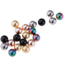 20pcs Replacement 4mm Ball Piercing Jewelry Lip Eyebrow Nipplering 16G