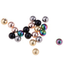 20pcs Replacement 4mm Ball Piercing Jewelry Lip Eyebrow Nipplering 16G